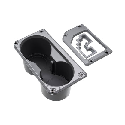 V2 Oversize Cup Holder + Shifter/Shift Gate Trim Rings (2014-2021 Tundra) - CEMENT