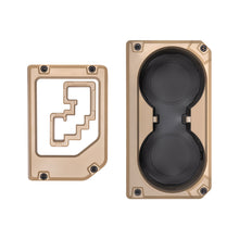 V2 Oversize Cup Holder + Shifter/Shift Gate Trim Rings (2014-2021 Tundra) - QUICKSAND
