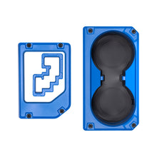 V2 Oversize Cup Holder + Shifter/Shift Gate Trim Rings (2014-2021 Tundra) - VOODOO BLUE