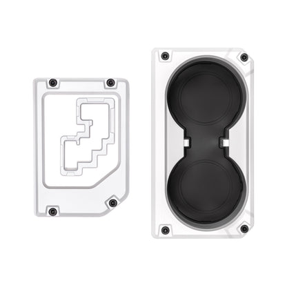 V2 Oversize Cup Holder + Shifter/Shift Gate Trim Rings (2014-2021 Tundra) - WHITE