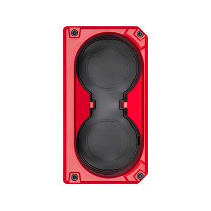 V2 Oversize Cup Holder + Shifter/Shift Gate Trim Rings (2014-2021 Tundra) - RED