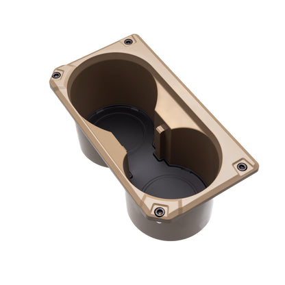 V2 Oversize Cup Holder + Shifter/Shift Gate Trim Rings (2014-2021 Tundra) - QUICKSAND