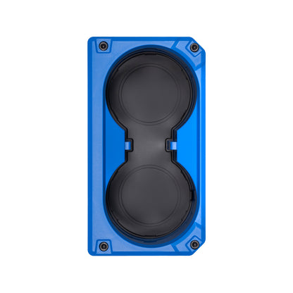 V2 Oversize Cup Holder + Shifter/Shift Gate Trim Rings (2014-2021 Tundra) - VOODOO BLUE