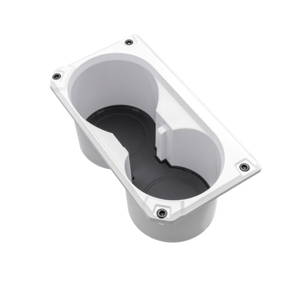 V2 Oversize Cup Holder + Shifter/Shift Gate Trim Rings (2014-2021 Tundra) - WHITE