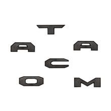 Glovebox Letters (2024+ Tacoma) - BLACK