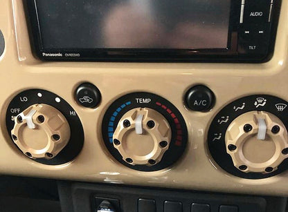 Climate Knobs (FJ Cruiser) - QUICKSAND