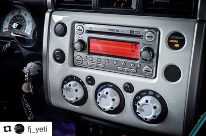 Climate Knobs (FJ Cruiser) - BLACK