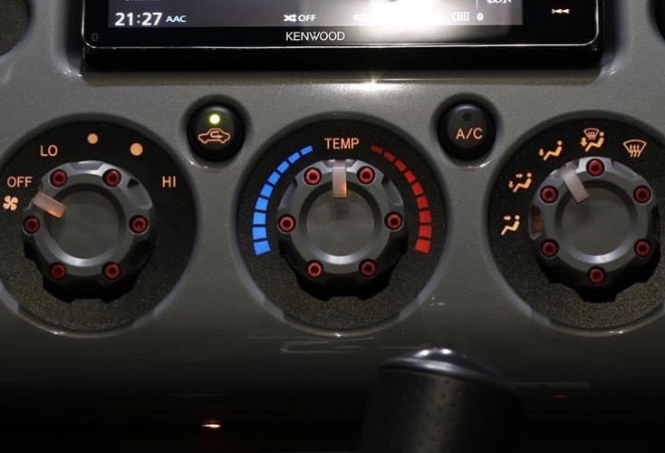 Climate Knobs (FJ Cruiser) - BLACK – AJT DESIGN