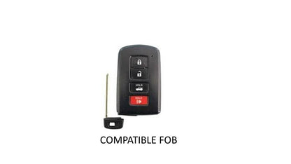 Injection Fob IF003 (V1 4 Button) - RED