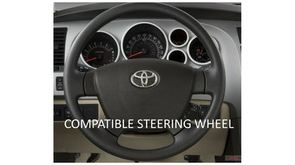 Steering Wheel Emblem Overlay (Select Toyota Models) - VOODOO BLUE - BLANK