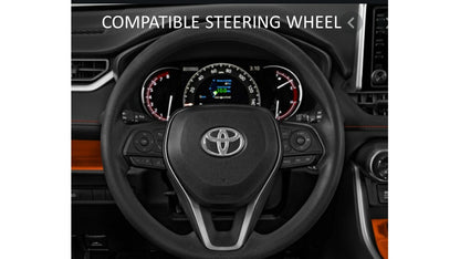Steering Wheel Emblem Overlay (Select Toyota Models) - ARMY GREEN - AJT DESIGN