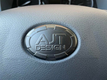 Steering Wheel Emblem Overlay (Select Toyota Models) - ARMY GREEN - AJT DESIGN