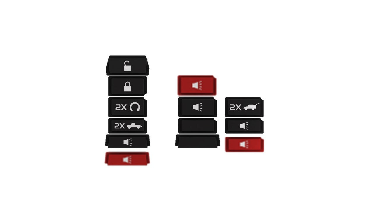 Extra Button Set - Injection Fob IF010 (2014+ Chevy/GMC Truck) – AJT DESIGN