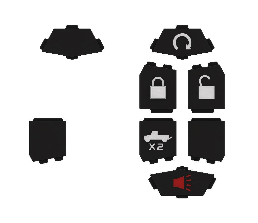 Extra Button Set - Injection Fob IF010 (2014+ Chevy/GMC Truck) – AJT DESIGN