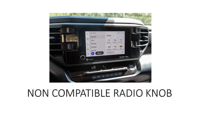 V2 Radio Knob (2022+ Tundra / 2024+ Tacoma / 2025+ 4Runner) - BLACK
