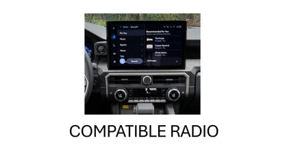 V2 Radio Knob (2022+ Tundra / 2024+ Tacoma / 2025+ 4Runner) - BLACK