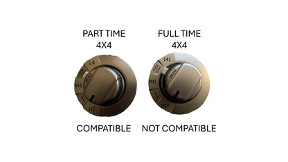 Transfer Case Knob Trim Ring PART TIME 4x4 (5th Gen 4Runner) - BLACK