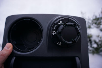 Transfer Case Knob Trim Ring PART TIME 4x4 (5th Gen 4Runner) - BLACK