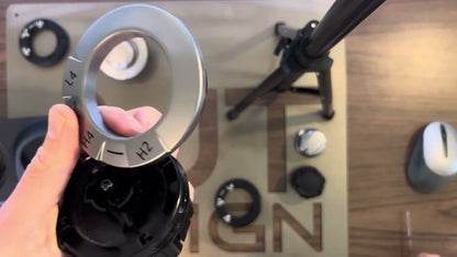 Transfer Case Knob Trim Ring PART TIME 4x4 (5th Gen 4Runner) - BLACK