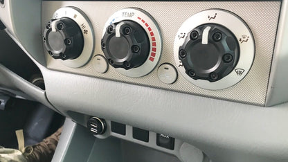 Climate Knobs (2005-2015 Tacoma) - 3 PACK - RED