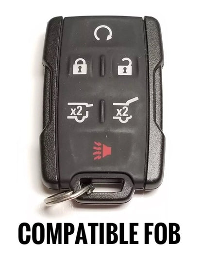 Injection Fob IF010 (V1 2014-2018 Chevy/GMC) - BLACK