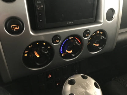 Climate Knobs (FJ Cruiser) - BLACK