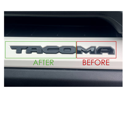 Glovebox Letters (2024+ Tacoma) - BLACK