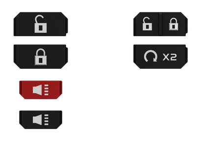 Injection Fob IF029 (V2 Wrangler JL / Gladiator JT) - MOJITO