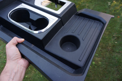 Center Console Tray Liner 3PC (2014-2021 Tundra) - BLACK