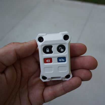 Injection Fob IF033 (Ford 4 Button) - WHITE