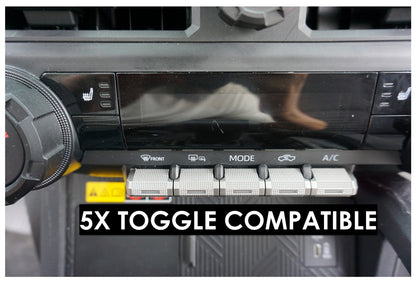 TOGGLE COVERS 5PC (2024+ TACOMA / 2025+ 4RUNNER) - BLACK