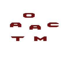 Glovebox Letters (2024+ Tacoma) - RED