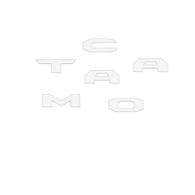Glovebox Letters (2024+ Tacoma) - WHITE
