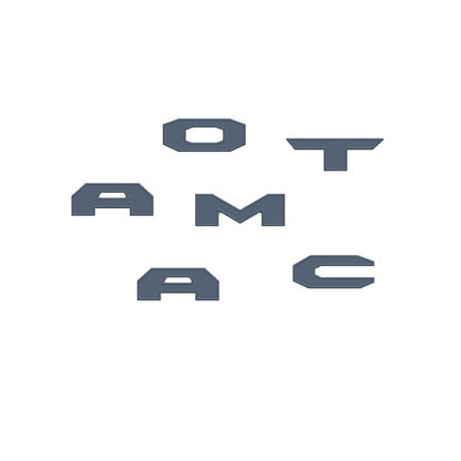 Glovebox Letters (2024+ Tacoma) - HERITAGE BLUE
