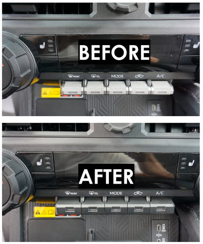 TOGGLE COVERS 7PC (2024+ TACOMA / 2025+ 4RUNNER) - BLACK