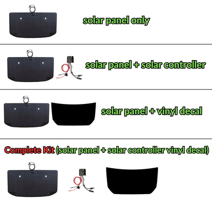 Toyota FJ Cruiser Lensun 105W 12V Hood/Bonnet Flexible Solar Panel