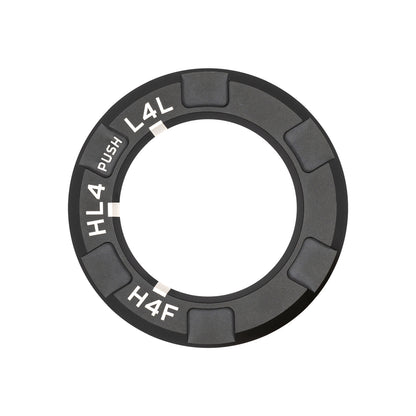 Transfer Case Knob Trim Ring FULL TIME 4x4 (5th Gen 4Runner) - BLACK (Incorrect Pattern)