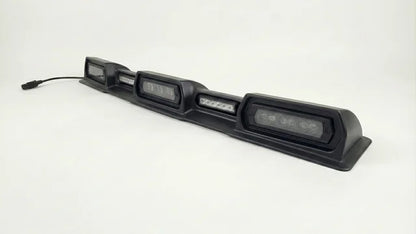 2024+ Toyota Tacoma PRO Integrated Roof Visor & Light System – Aero Housing with High-Output LED Light Bars & Dual-Color Markers