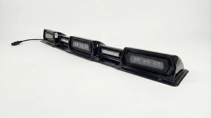2024+ Toyota Tacoma PRO Integrated Roof Visor & Light System – Aero Housing with High-Output LED Light Bars & Dual-Color Markers